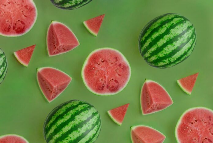 Photo by Rachel Kelli a group of watermelons